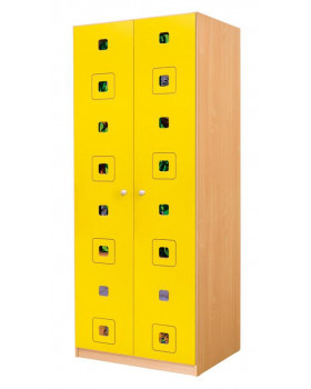 Dveře 6 - čtverce žluté