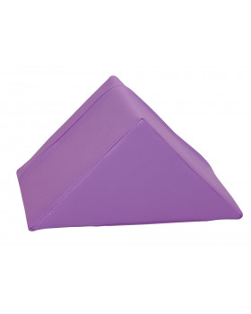 Trojúhelník krátký - koženka/fialová