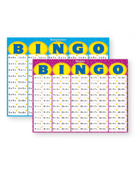 Bingo stolní hra-Násobení a dělení