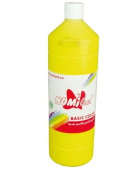 Temperové barvy BasicColor 1000ml žlutá