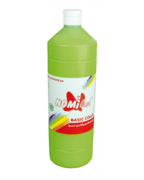 Temperové barvy BasicColor 1000ml světle zelená