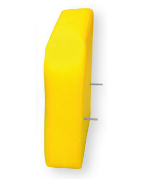 Sedačka bar. - levá opěrka žlutá, 31 cm