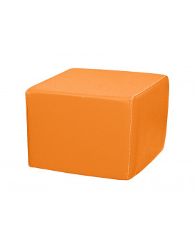 Taburetek čtverec - oranžový 25cm