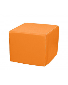Taburetek čtverec - oranžový 30cm