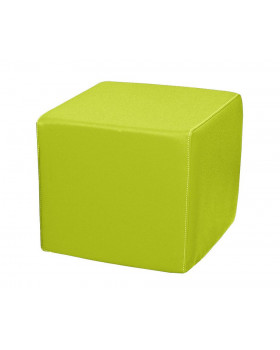 Taburetek čtverec - zelený 35cm