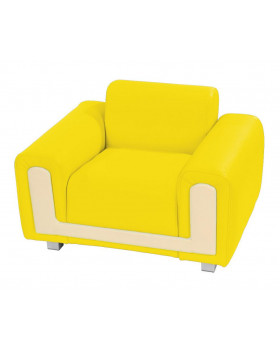 Sedačka Úsměv jednička žlutá