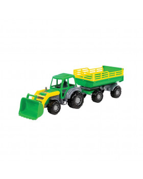 Traktor s vlečkou