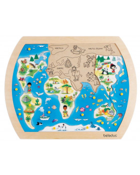 Vkládaci puzzle - Náš svět