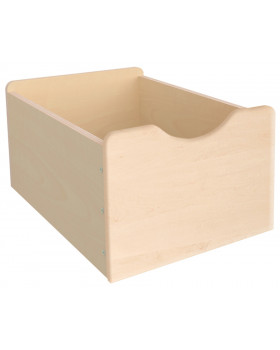 Dřevěný úložný box - Veľký - natural