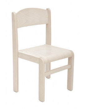 Dřevěná židle JAVOR BĚLENÝ-natural, 31 cm VYP