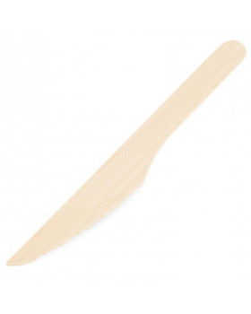 Dřevěný jednorazový nůž