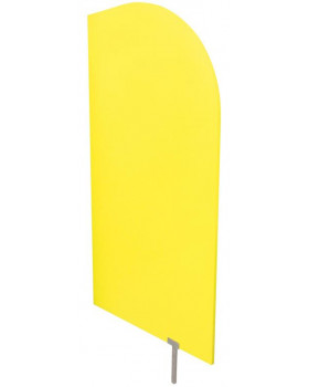 Dělící stěna žlutá 54 x 101 cm