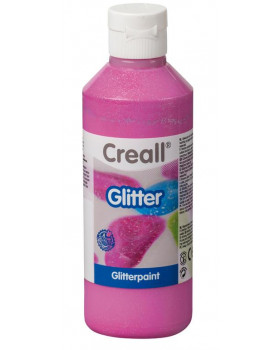 Barva s třpytkama - růžová 250 ml