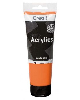 Akrylová barva 250ml oranžová