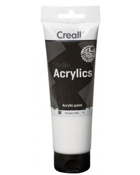 Akrylová barva 250 ml bíla