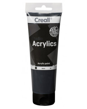 Akrylová barva 250ml černá
