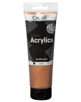 Akrylové barvy metal. 250ml bronzová