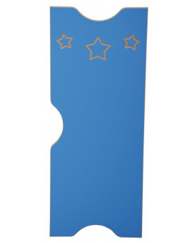Dvířka k šatnám Ementál Hvězda - modré