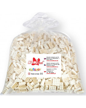 Kostky Qbriksy - 1x1 bílé - 250 ks