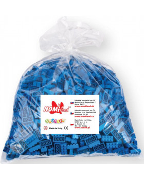 Kostky Qbriksy - 1x1 modré  - 250 ks