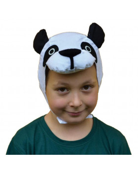 Kostýmové čepice 5 - panda