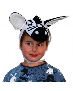 Kostýmové čepice 5 - zebra