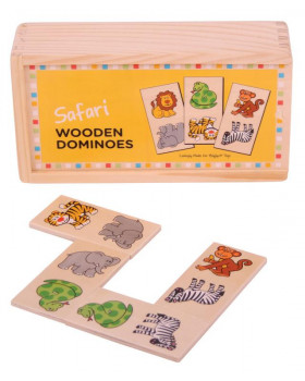 Dřevěné domino - Safari