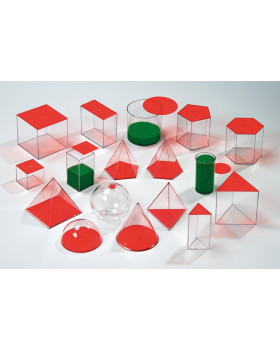 Geometrická tělesa, 17 ks