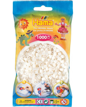 Korálky MIDI 1000 - perlové