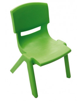 Židlička plast. 38 cm zelená