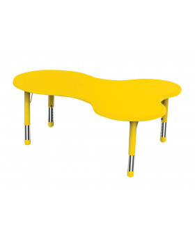 Plastová stolová deska - ostrov žlutý
