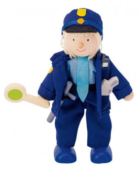 Dřevěné panenky - profese - Policista