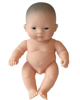 Panenky různych kultúr,21 cm,Asijský typ-chlapec