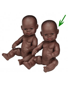 Panenky různych kultúr,32 cm,Africký typ-děvče