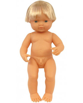 Panenky různych kultúr,38 cm,Evropský typ-chlapec