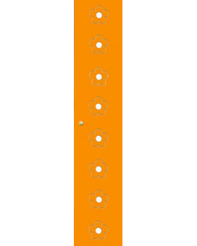 Dveře Velké - MDF Květy oranžové