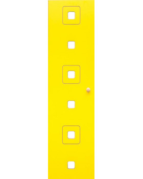 Dveře malé čtverce žluté