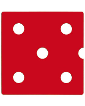 Dvířka  Numeric 5 - červené