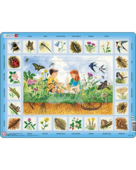 Objevovací puzzle na louce - slovenská verze
