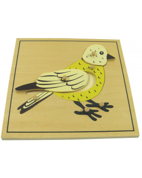Vkládací puzzle - Pták