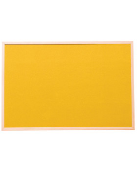 Korková tabule bar.1 - žlutá 60 x 90 cm