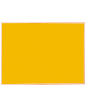Korková tabule bar.2 - žlutá 90x120 cm