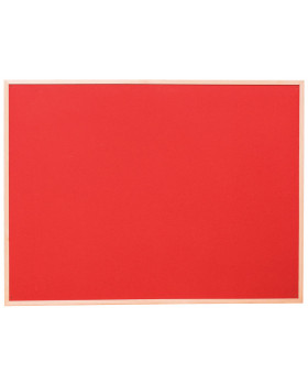 Korková tabule bar.2 - červená 90x120 cm