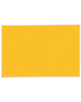 Korková tabule bar.3 - žlutá 100x150 cm