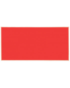 Korková tabule bar.4 - červená 100x200 cm