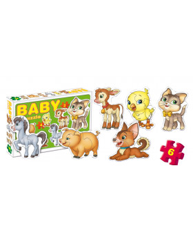 BABY Puzzle - Domácí zvířátka