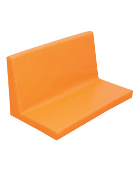 Sedák na skříňku KS21 se širokým opěradlem-oranžový