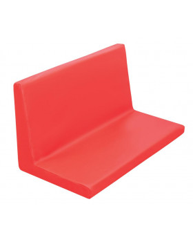 Sedák na skříňku KS21se širokým opěradlem-červený