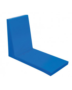 Sedák na skříňku KS21 s úzkým opěradlem-modrý