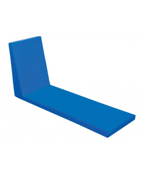 Sedák na skříňku KS31 s úzkým opěradlem-modrý